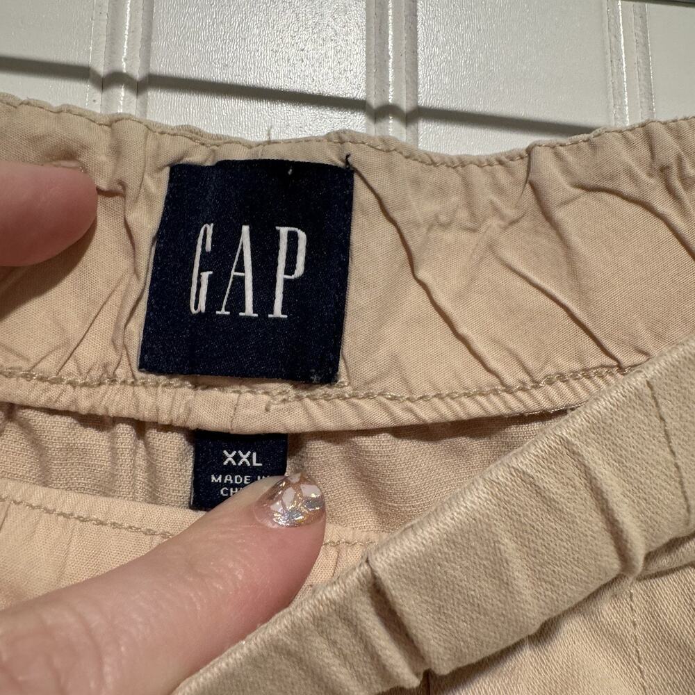 GAP Tan Pull On Cargo Pants Baggy Size XXL - Picture 3 of 5